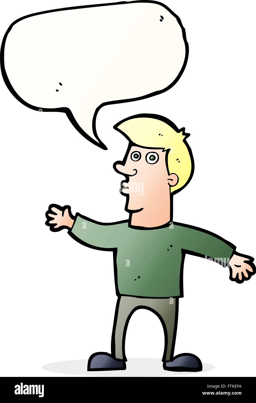 Cartoon worried man speech hi-res stock photography and images - Alamy