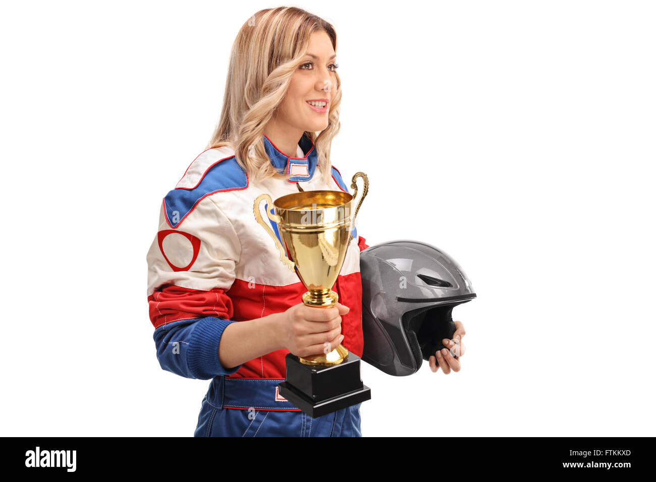 Female racing driver white hi-res stock photography and images - Alamy