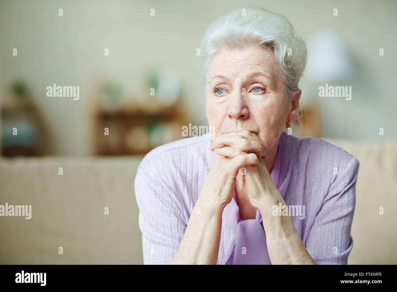 Elderly woman Stock Photo