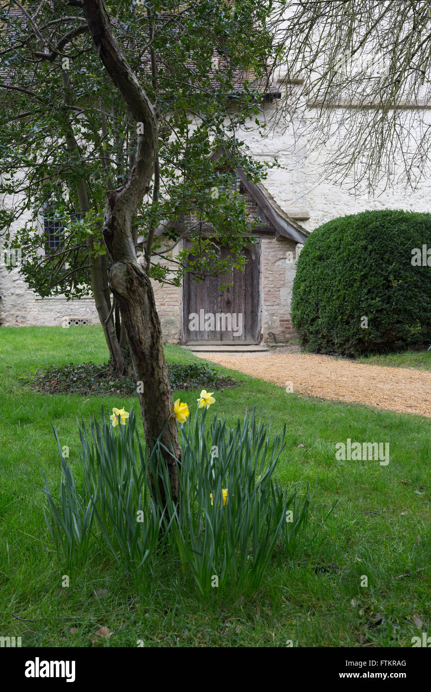 St Andrew and St Mary's Church,Grantchester,Cambridgeshire,England Stock Photo