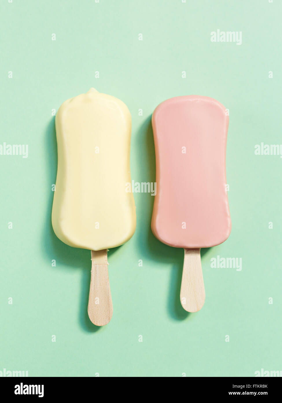 Colorful ice-creams Stock Photo