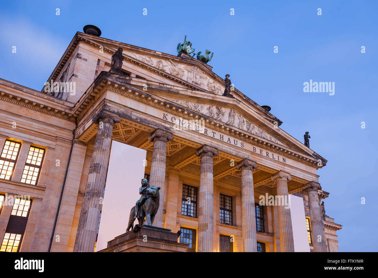 Konzerthaus Berlin (Berlin Concert Hall) on the Gendarmenmarkt Stock Photo