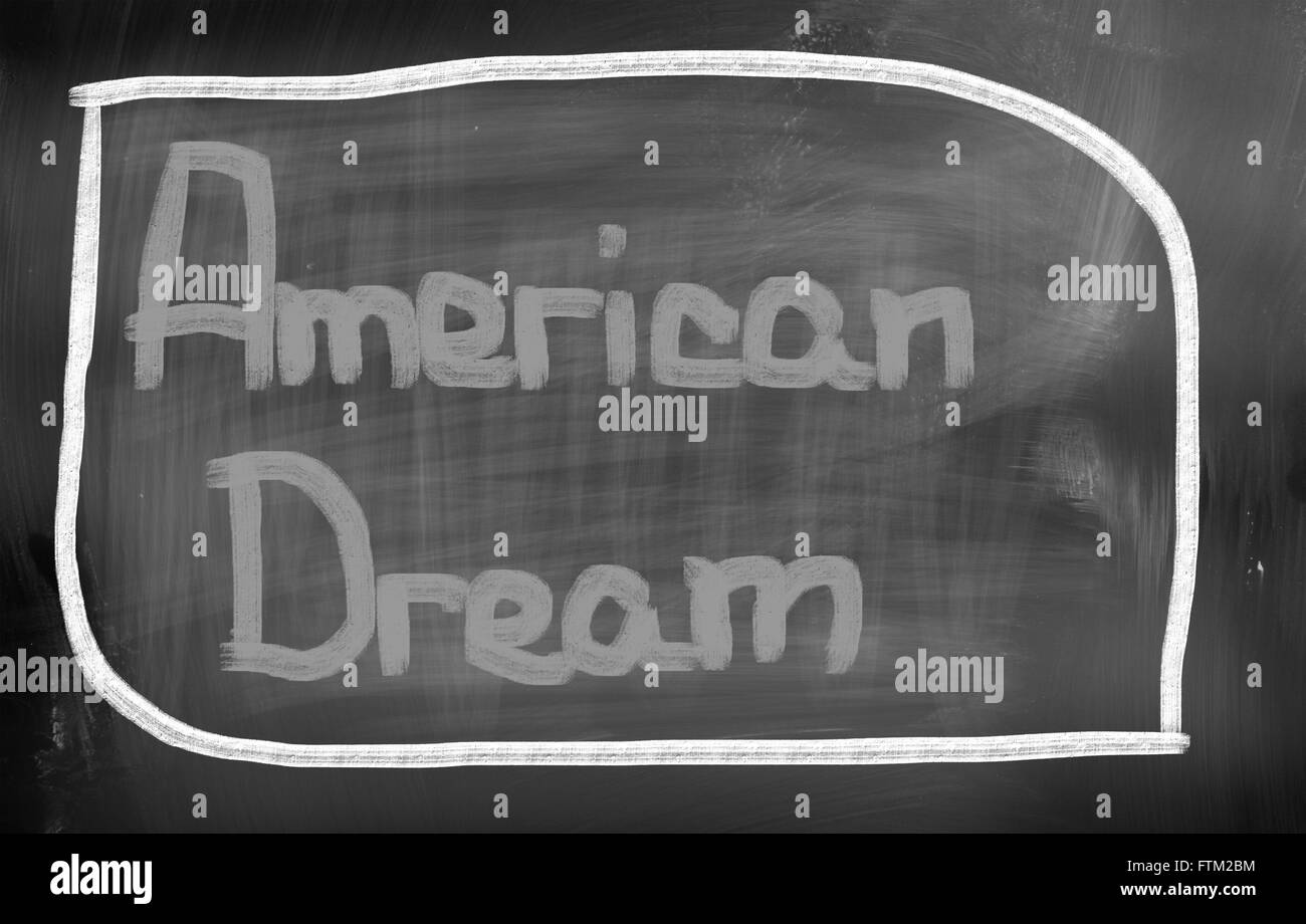 American Dream Concept Stock Photo Alamy