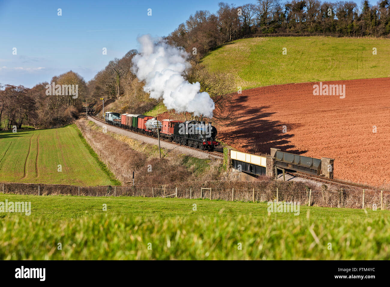 West Somerset Railway, Spring Gala Stock Photo