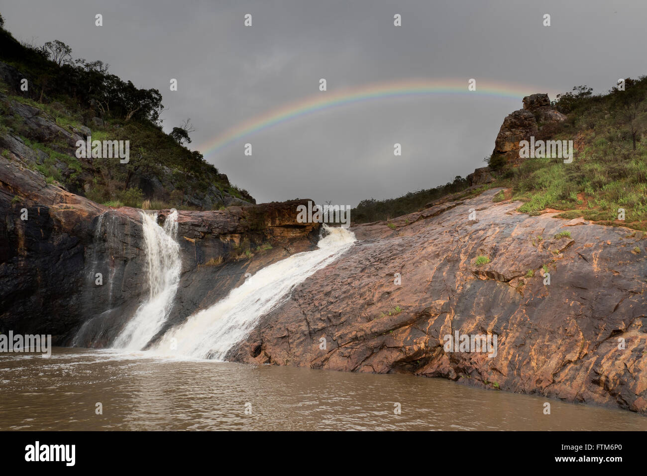 Waterfall, Serpentine National Park, Perth, Western Australia Stock Photo