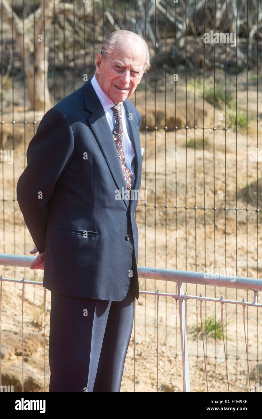 The Duke of Edinburgh open the ZSL London Zoo’s new exhibit, Land of