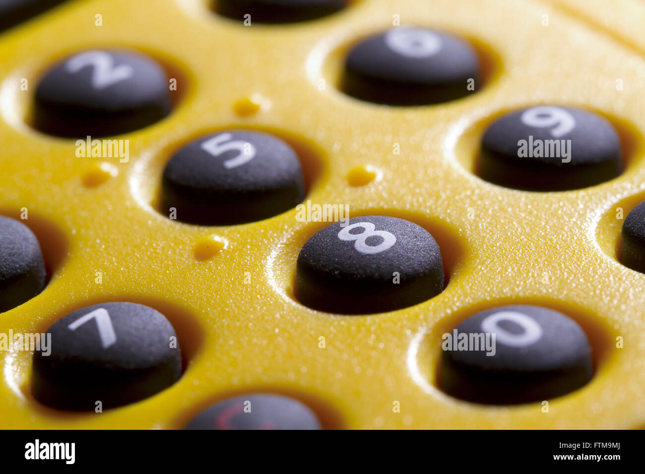 Numeric calculator keypad Stock Photo