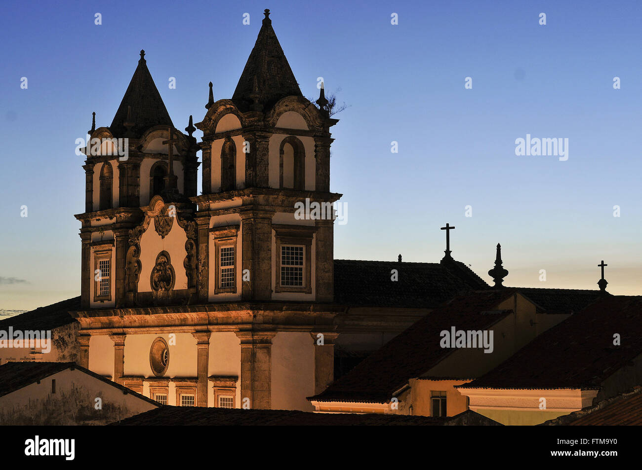 Church of the Blessed Sacrament of Step - the Paco Church - historic center Stock Photo