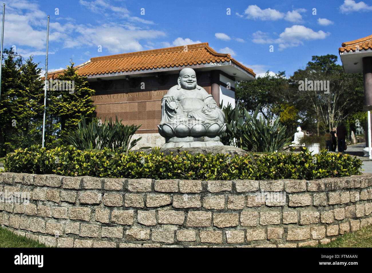 Statue of Buddha at Zu Lai Buddhist Temple - monastery Stock Photo