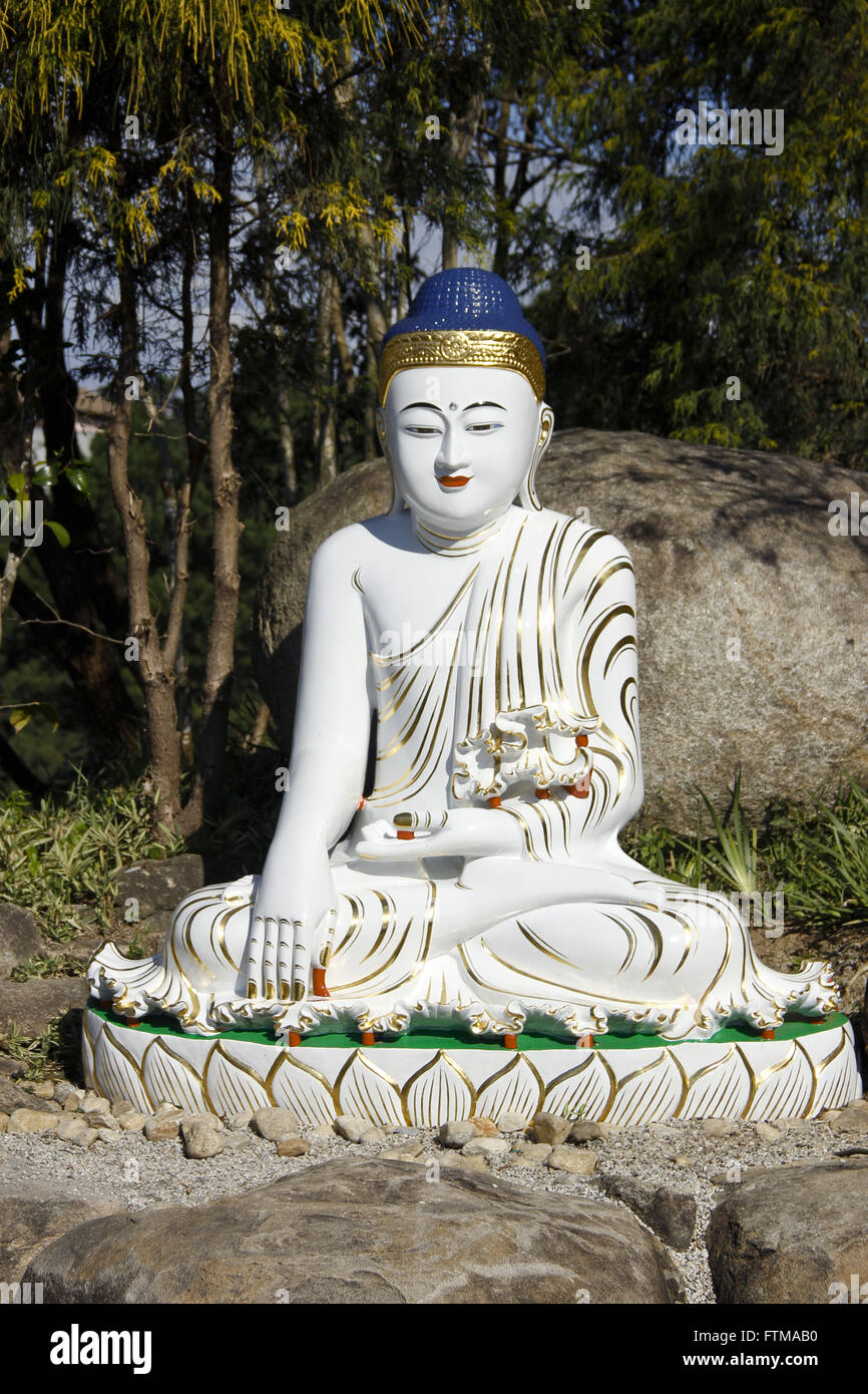 Statue of Zu Lai Buddhist Temple - monastery Stock Photo
