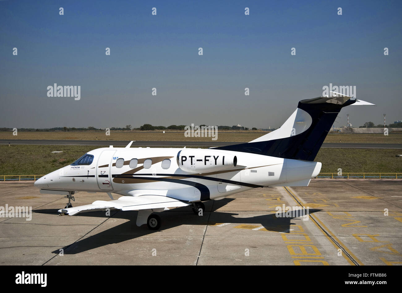 Phenom 100 executive jet - Embraer Executive Jets Stock Photo