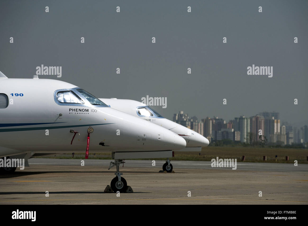 Phenom 100 executive jets - Embraer Executive Jets Stock Photo