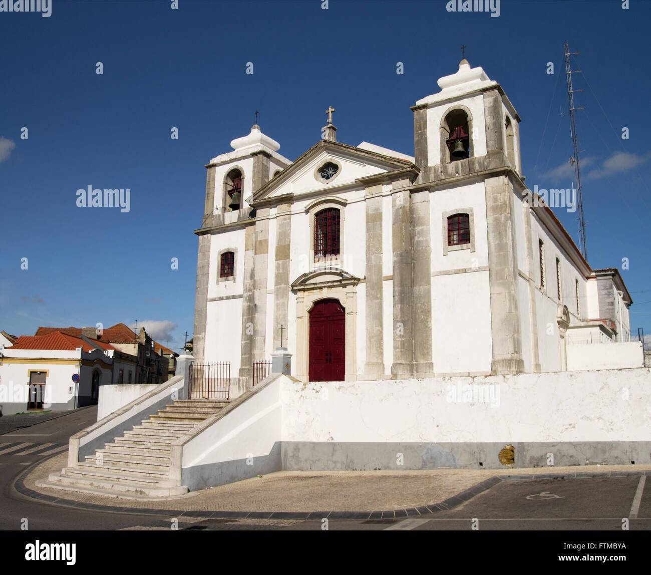 Sao Pedro Church in Palmela, Portugal Stock Photo