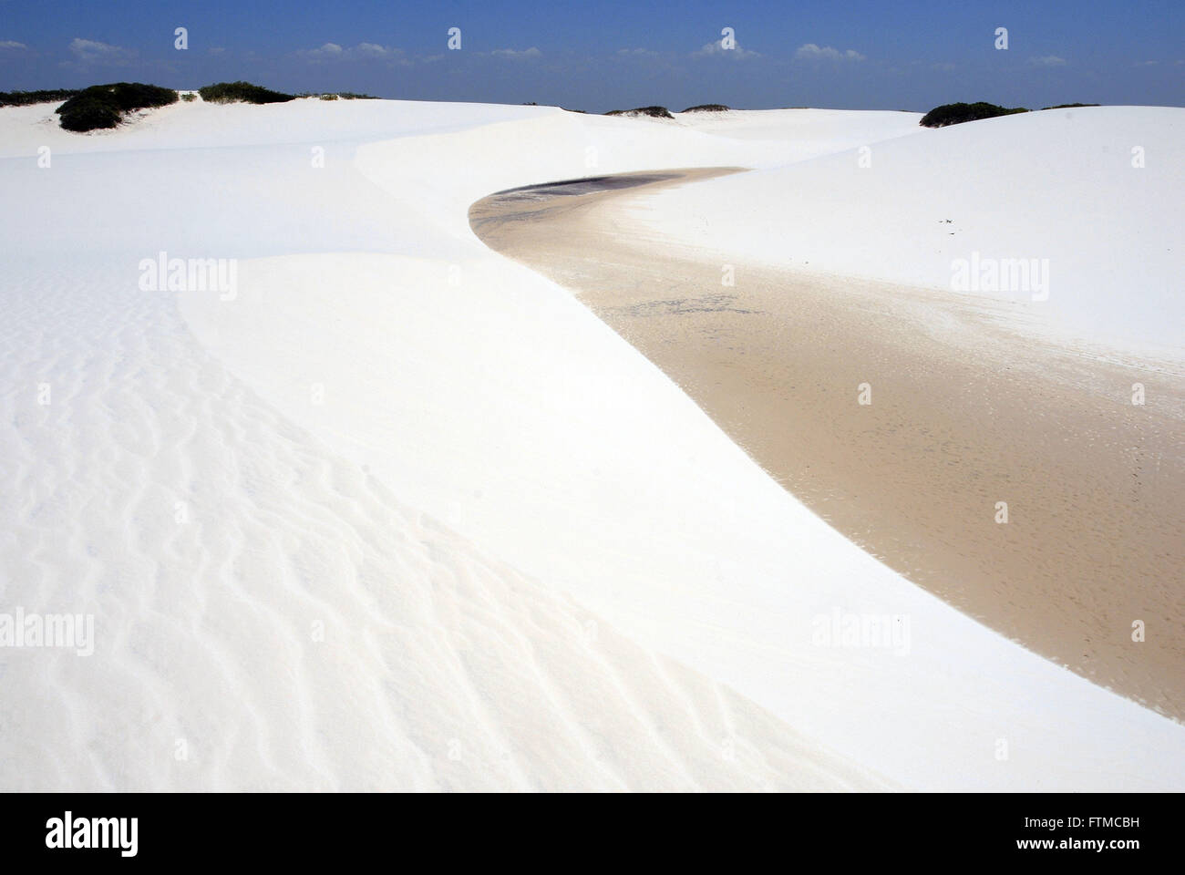 Dunes of the Lencois Maranhenses National Park Stock Photo