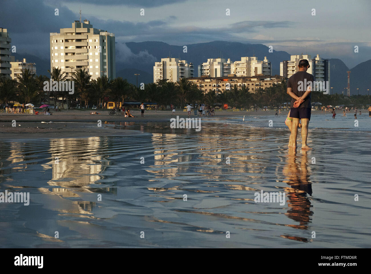 Building newly inaugurated at Beach Cove - Bertioga - north coast of SP Stock Photo