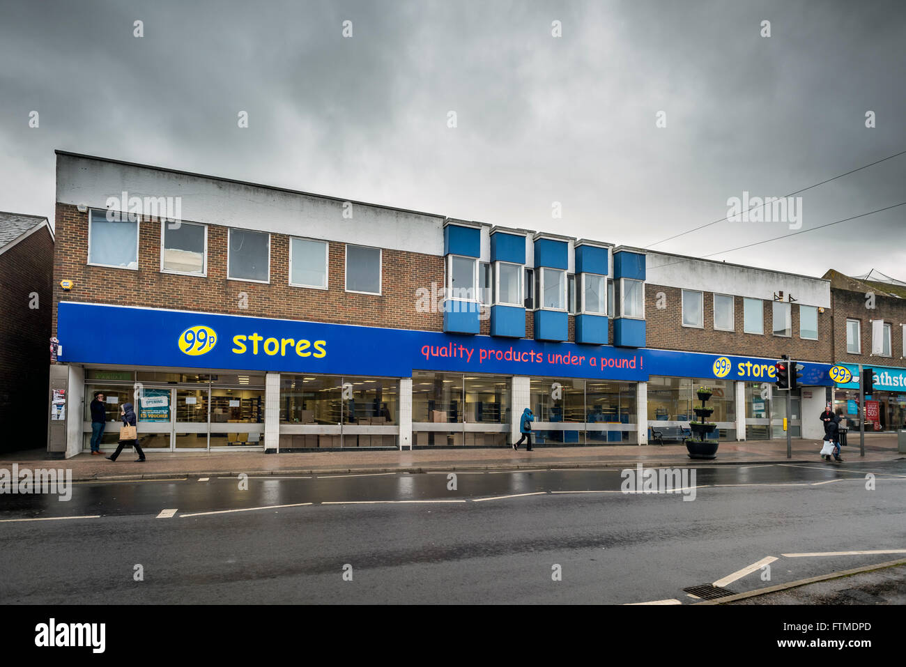 The 99p Store in South Street, Haywards Heath, West Sussex, which is to be replaced by a Poundland. Stock Photo