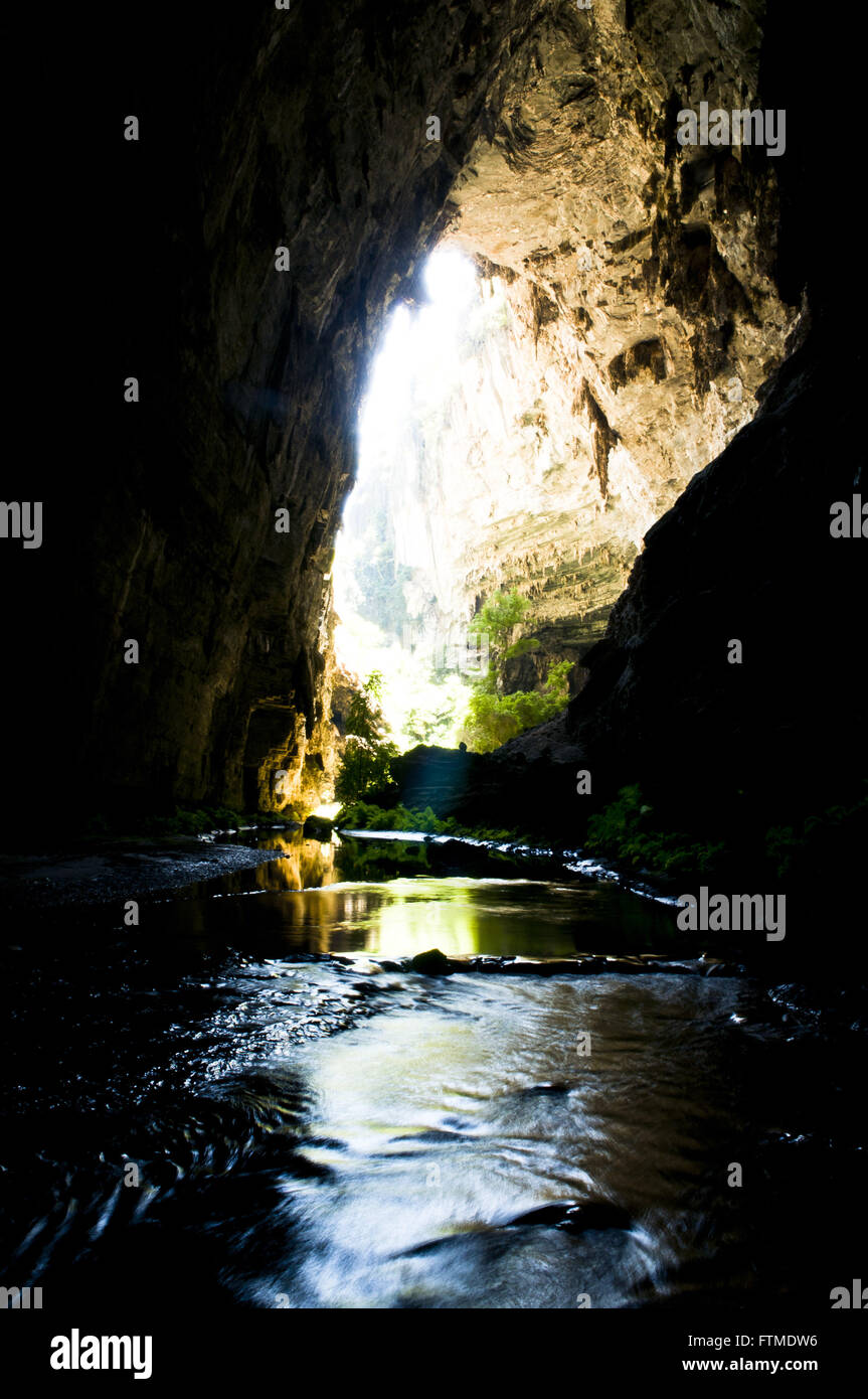Cave of the big window in Peruacu Caverns National Park Stock Photo - Alamy
