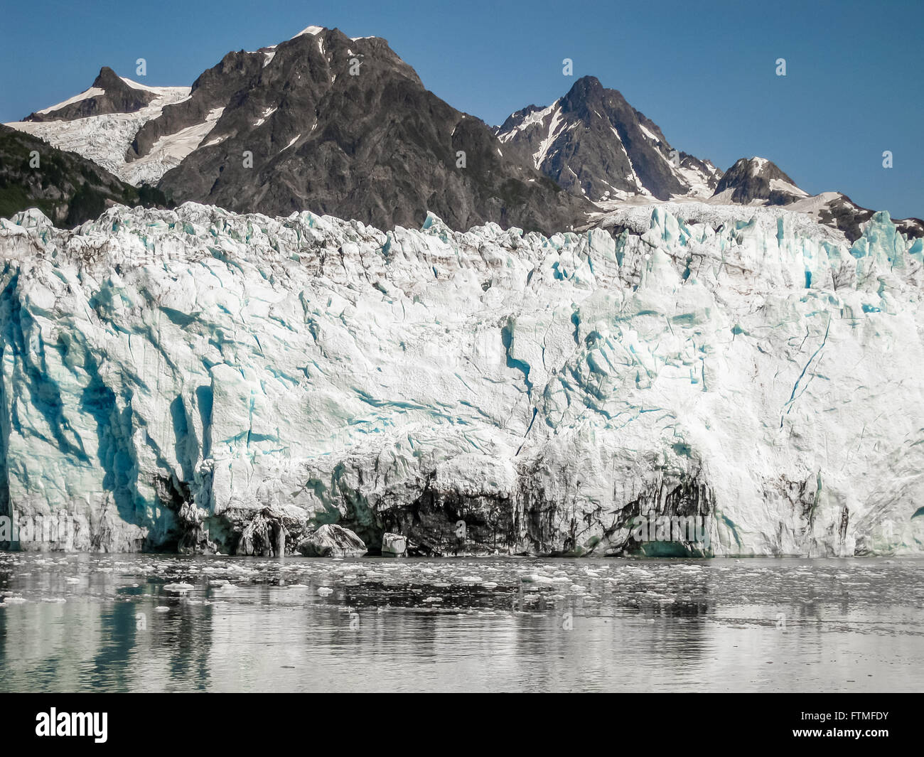 Columbia Glacier Alaska Stock Photo