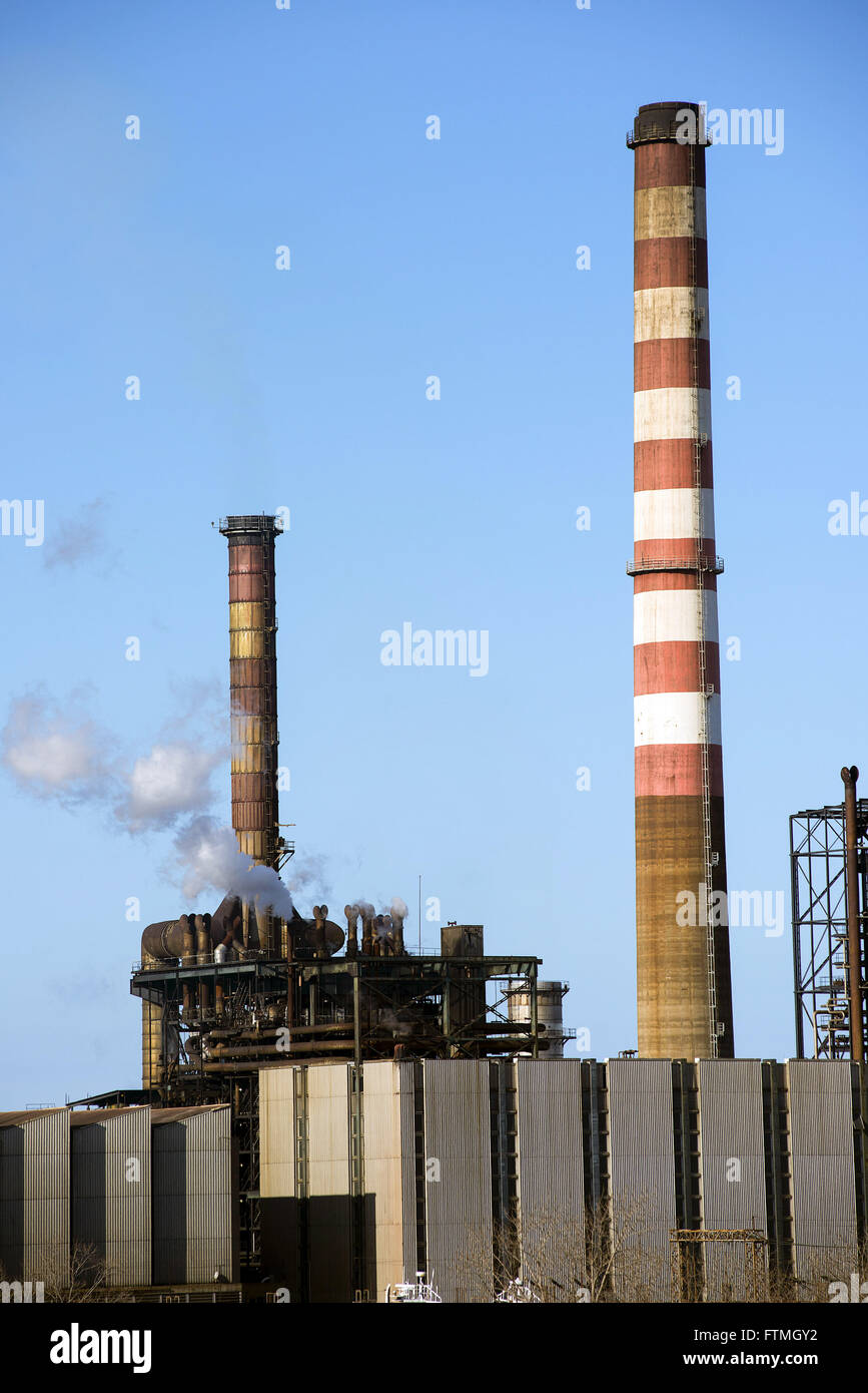 Industrial pollution Stock Photo
