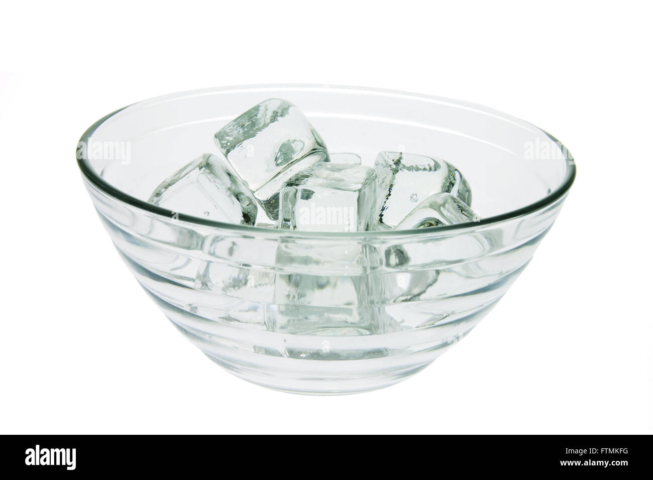Frozen Ice Small Glass Bowl