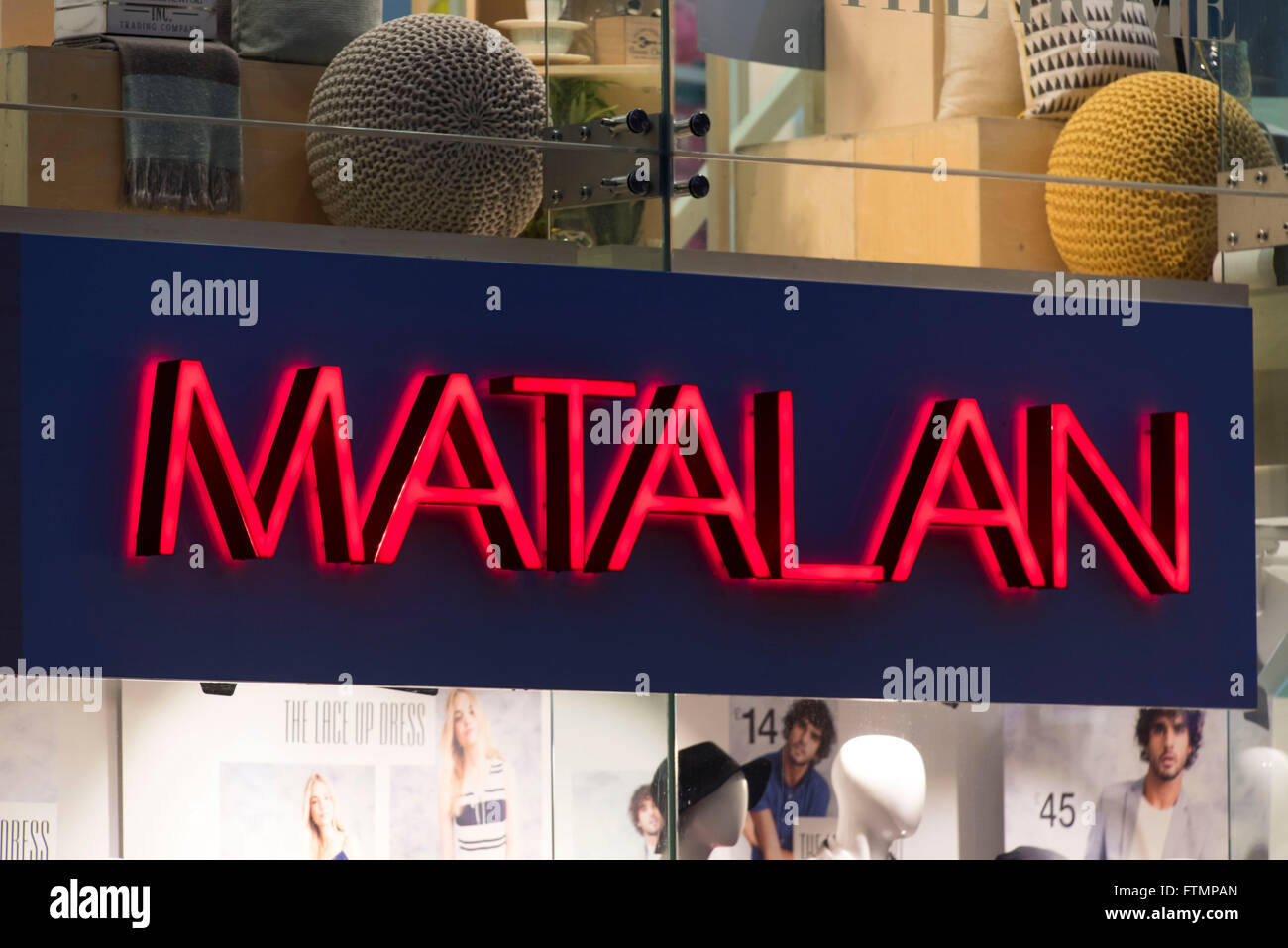 Matalan sign logo. Stock Photo