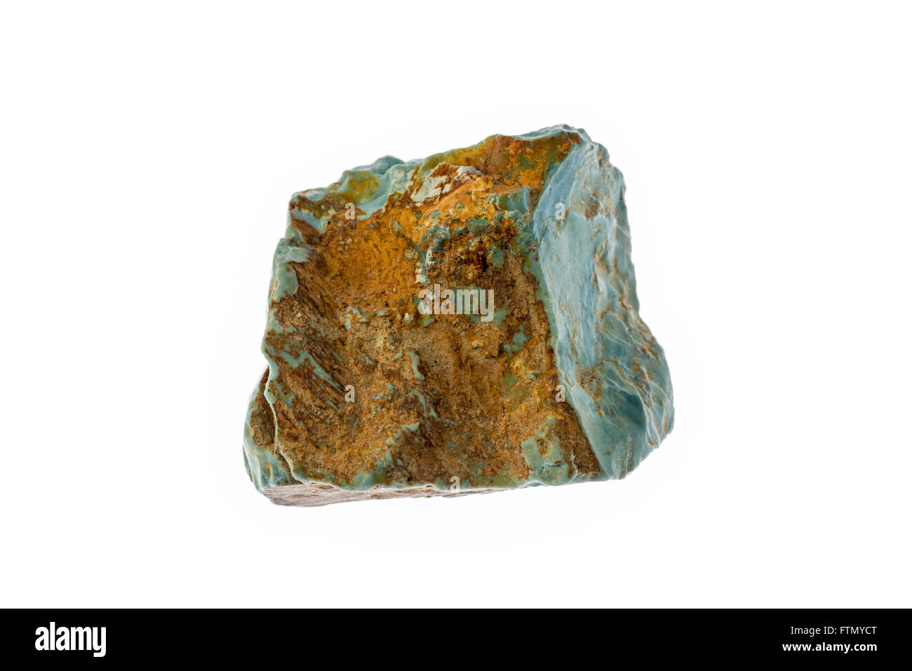 Chalcedony specimen, cryptocrystalline form of silica, composed of very fine intergrowths of quartz and moganite Stock Photo