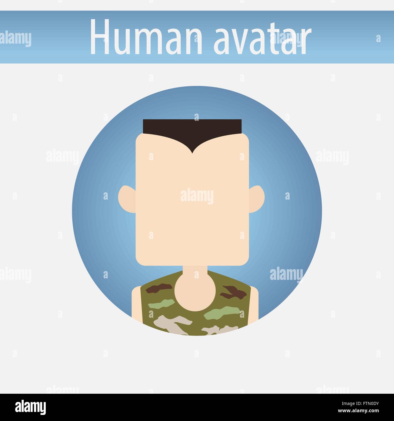 Avatar male soldier white man Stock Vector Image & Art Alamy