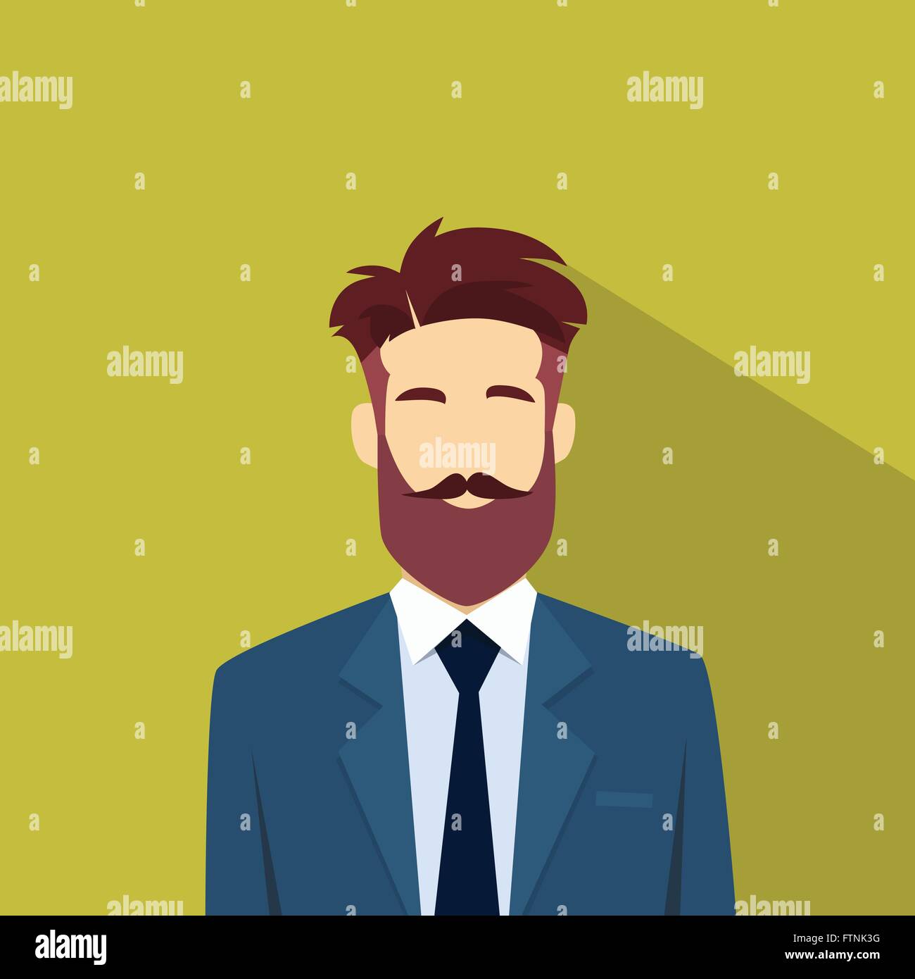 Business Man Profile Icon Male Avatar Hipster Stock Vector Image & Art ...