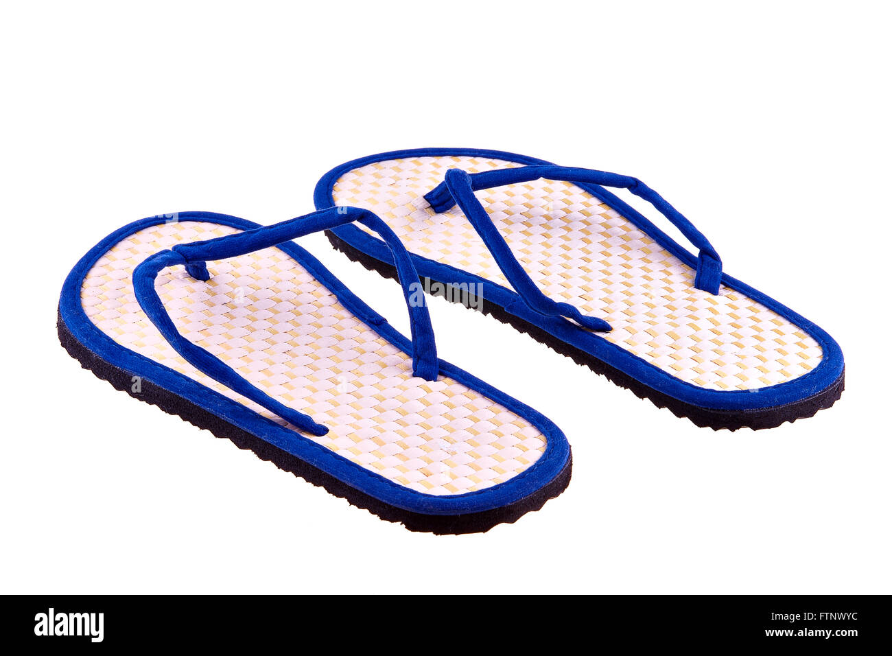Flip flop isolated on white background Stock Photo - Alamy