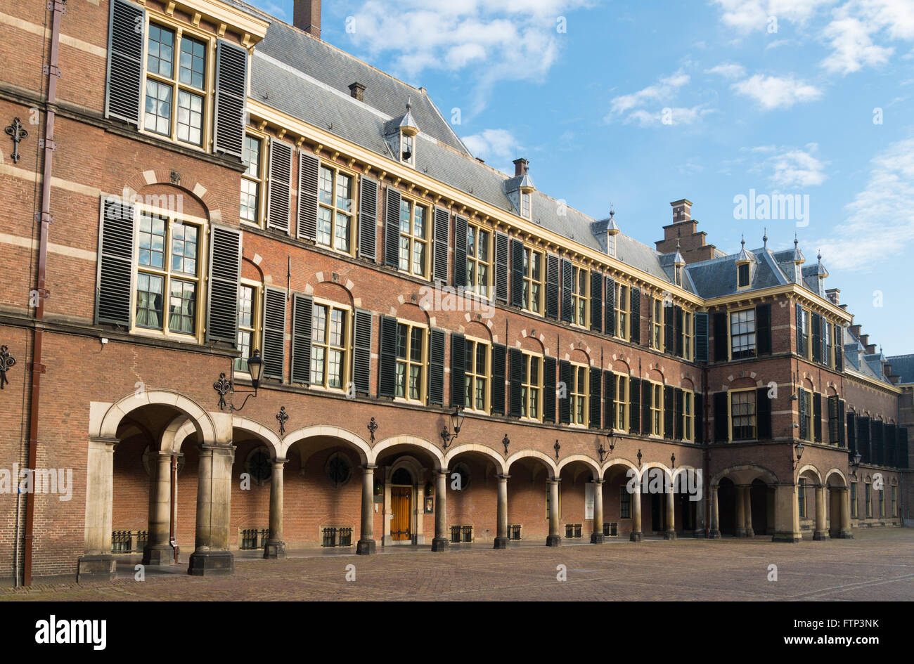 The Binnenhof in The Hague, building of the dutch parliament and government Stock Photo