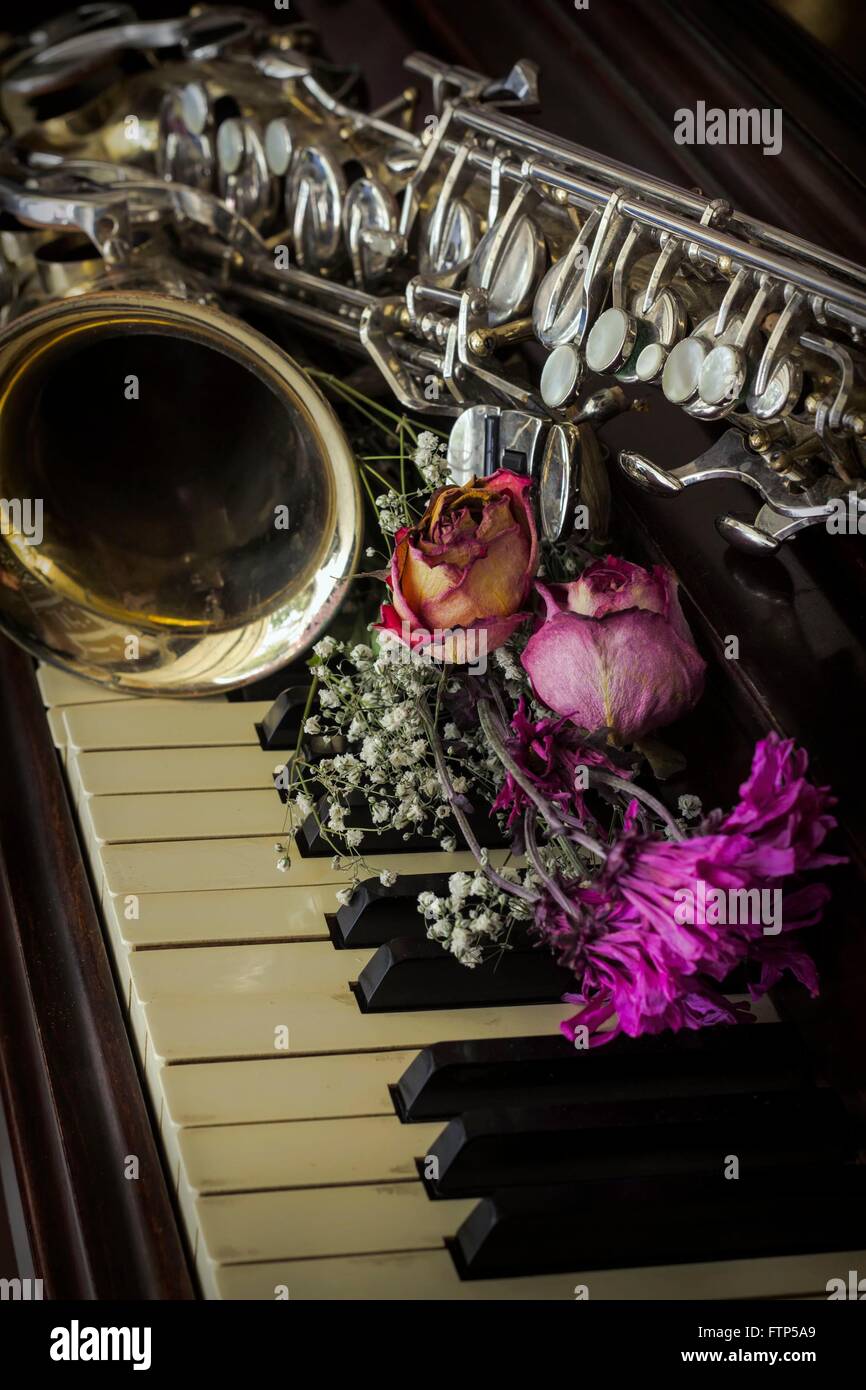 Саксофон и пианино. Цветы саксофонисту. Рояль и саксофон. Саксофон и цветы. Саксофон в цветах.
