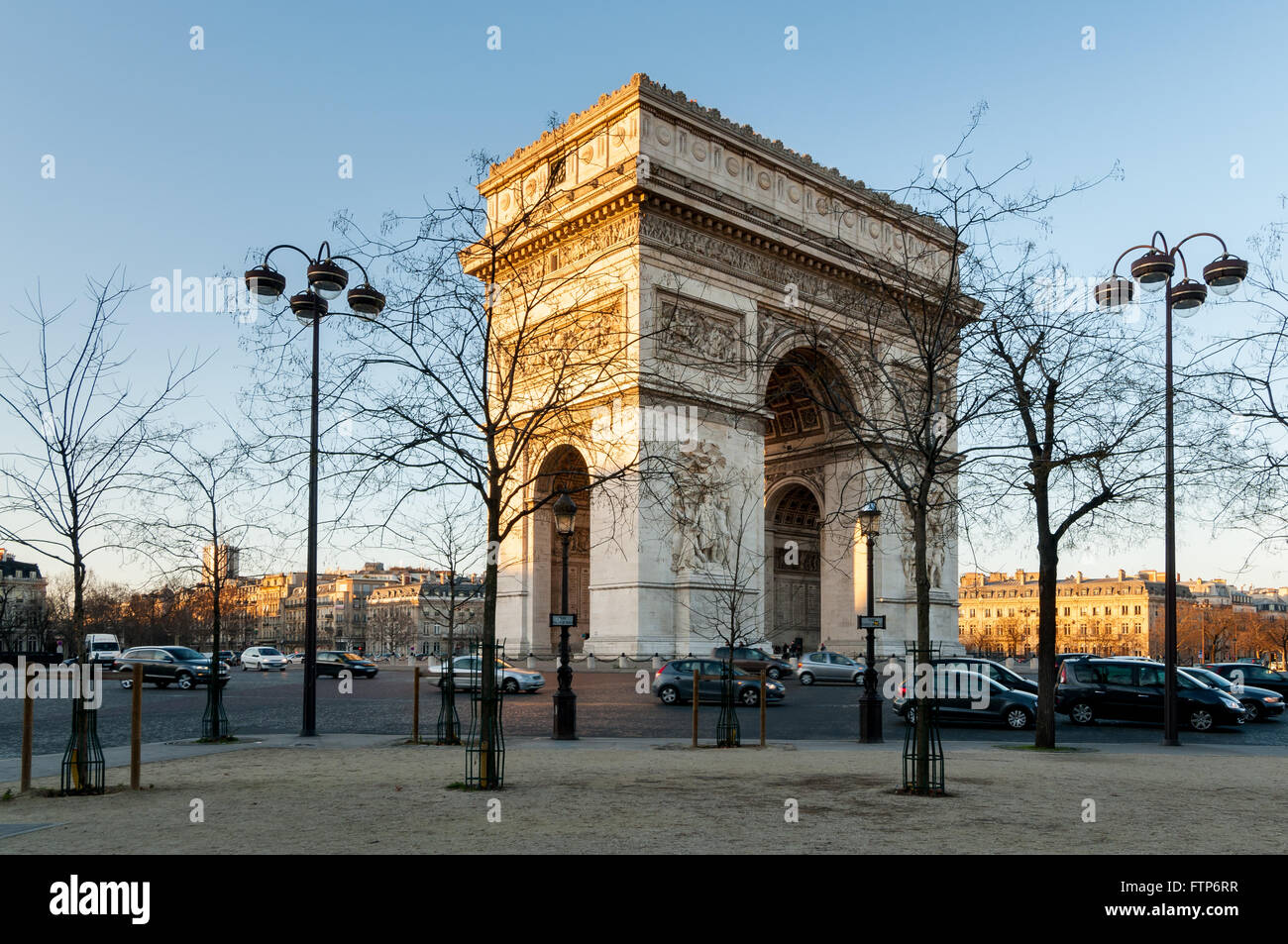 The Arc de Triomphe is one of the most famous monuments in Paris