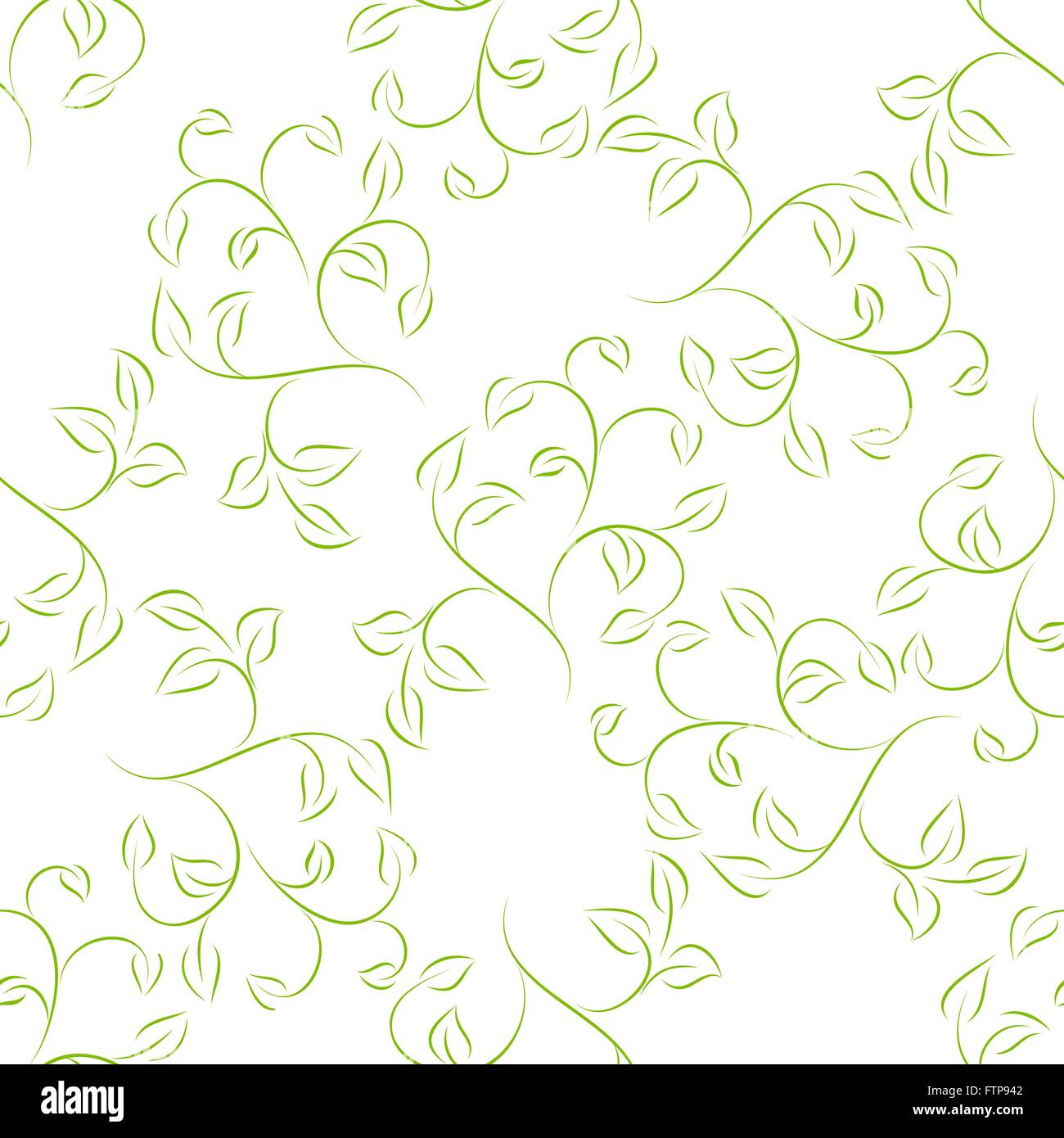 green leaves seamless Stock Vector Image & Art - Alamy