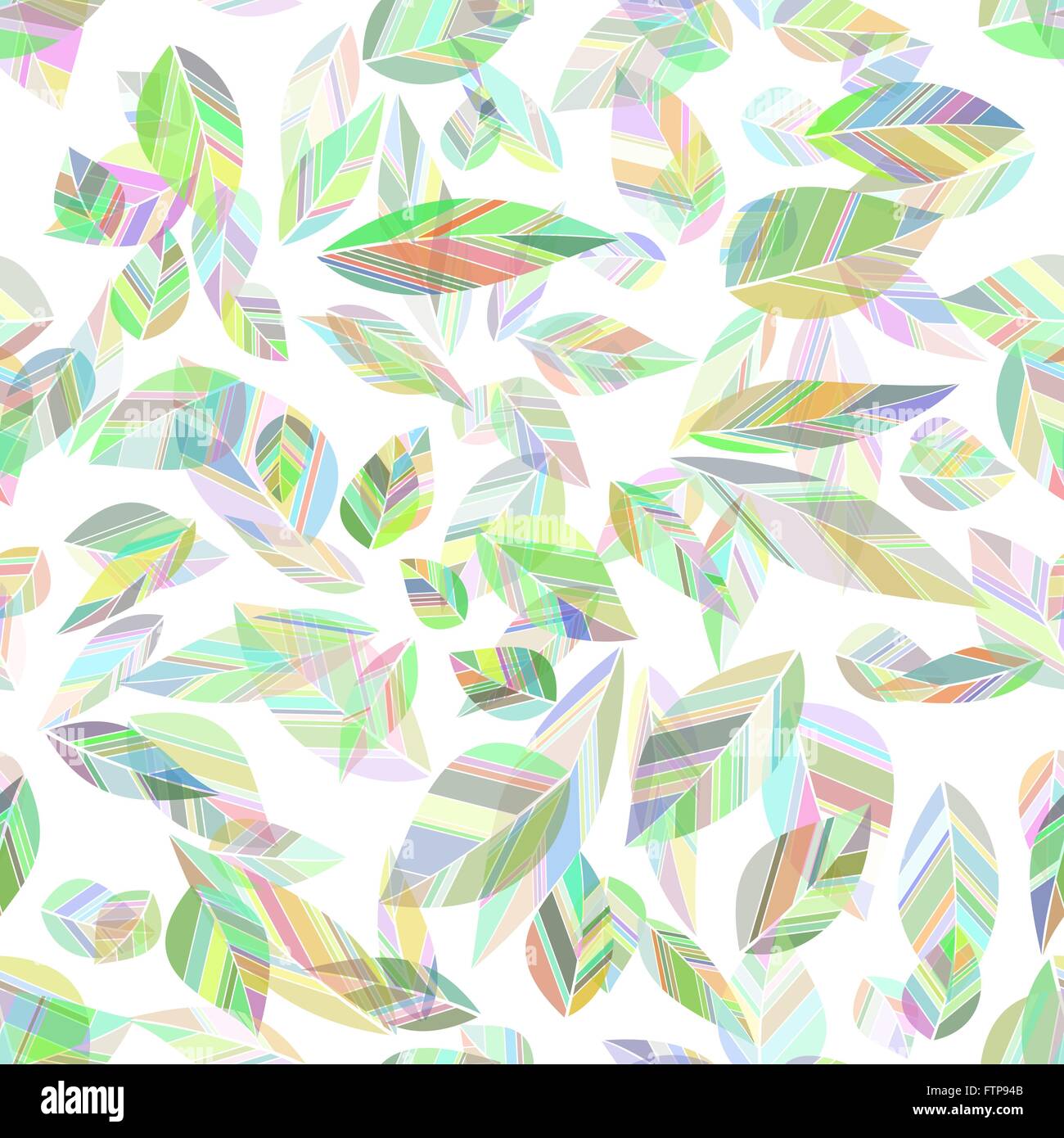 leaves seamless colored Stock Vector Image & Art - Alamy
