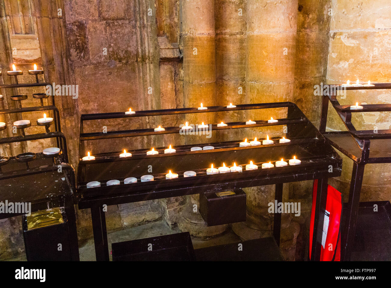 Church candles in York Minster, England, United Kingdom Stock Photo Alamy