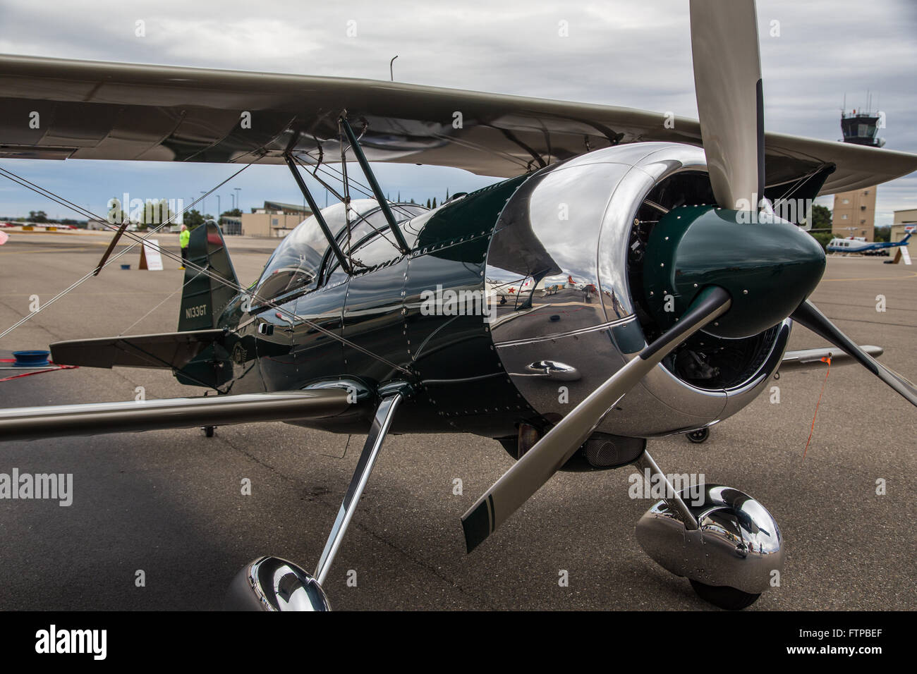 Redding, California, USA A Pitts Model 12 stunt plane built by Jimmy