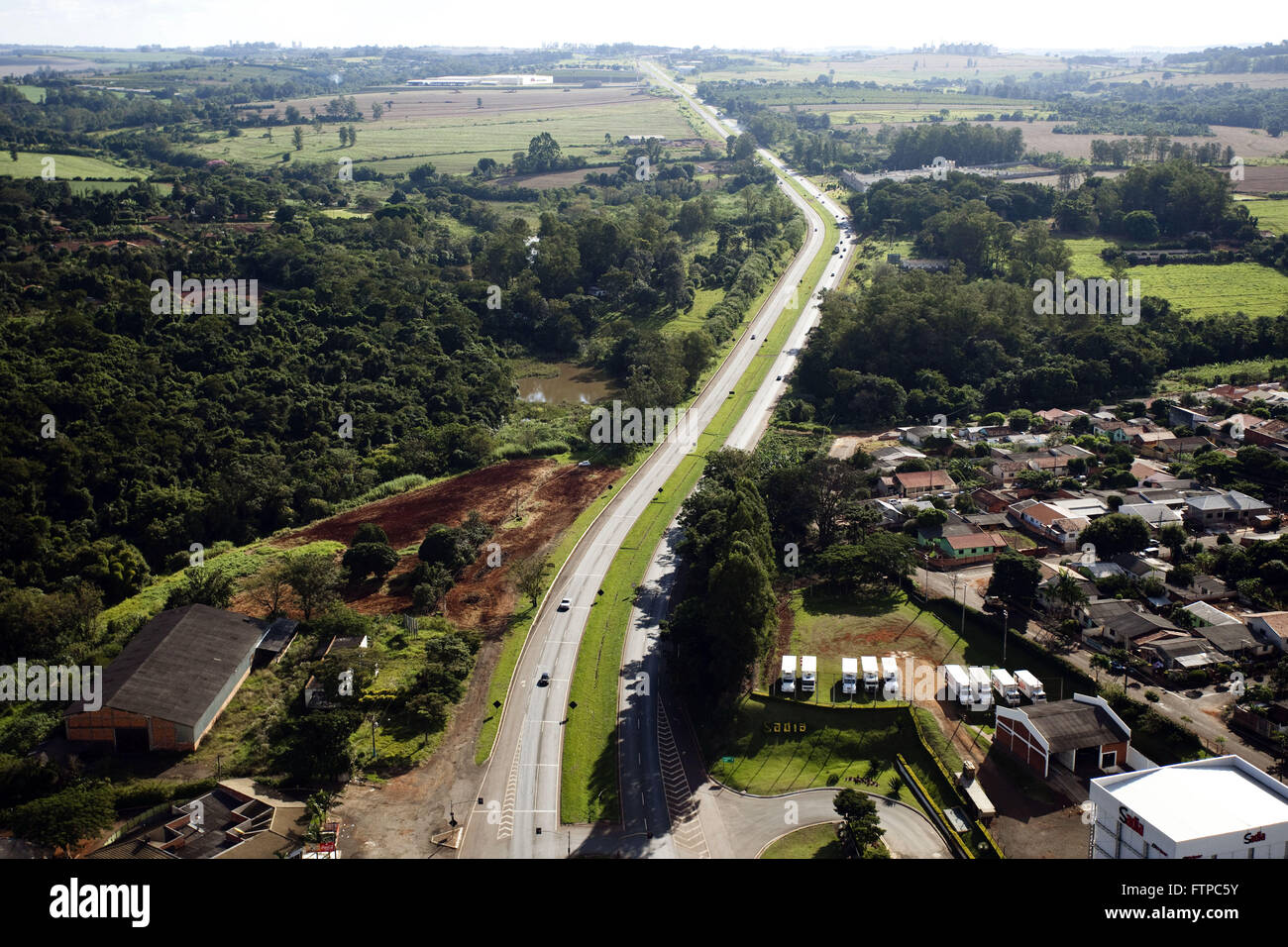 BR-369 at the time of Londrina Stock Photo