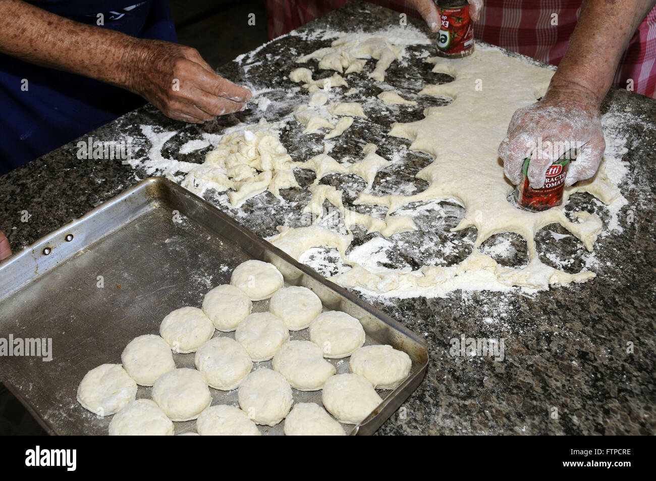 Biscuit - Delicacy of North American origin Stock Photo