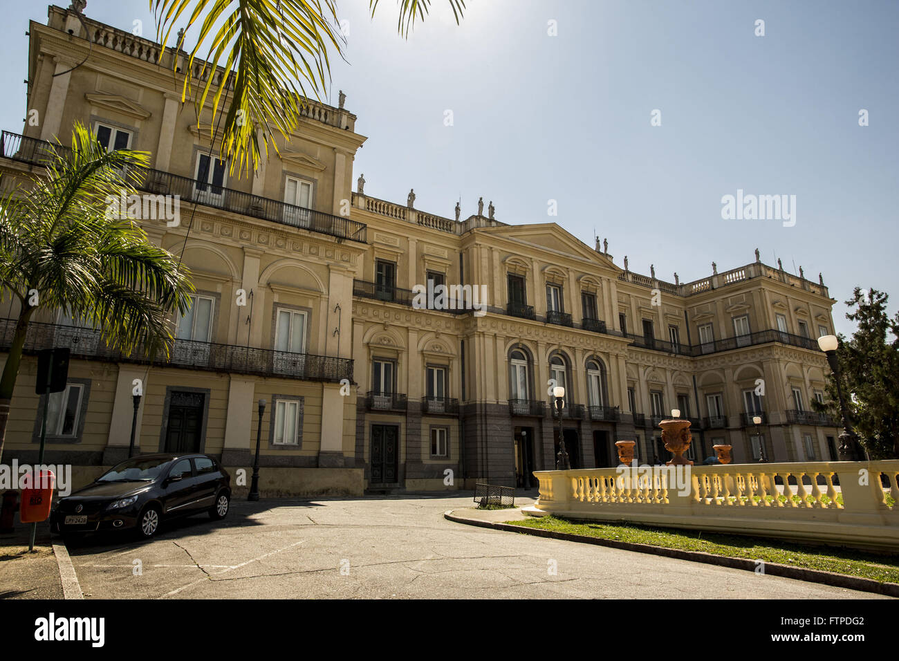National Museum / UFRJ - residence of the royal / imperial family from 1808 to 1889 in Boa Vista Stock Photo