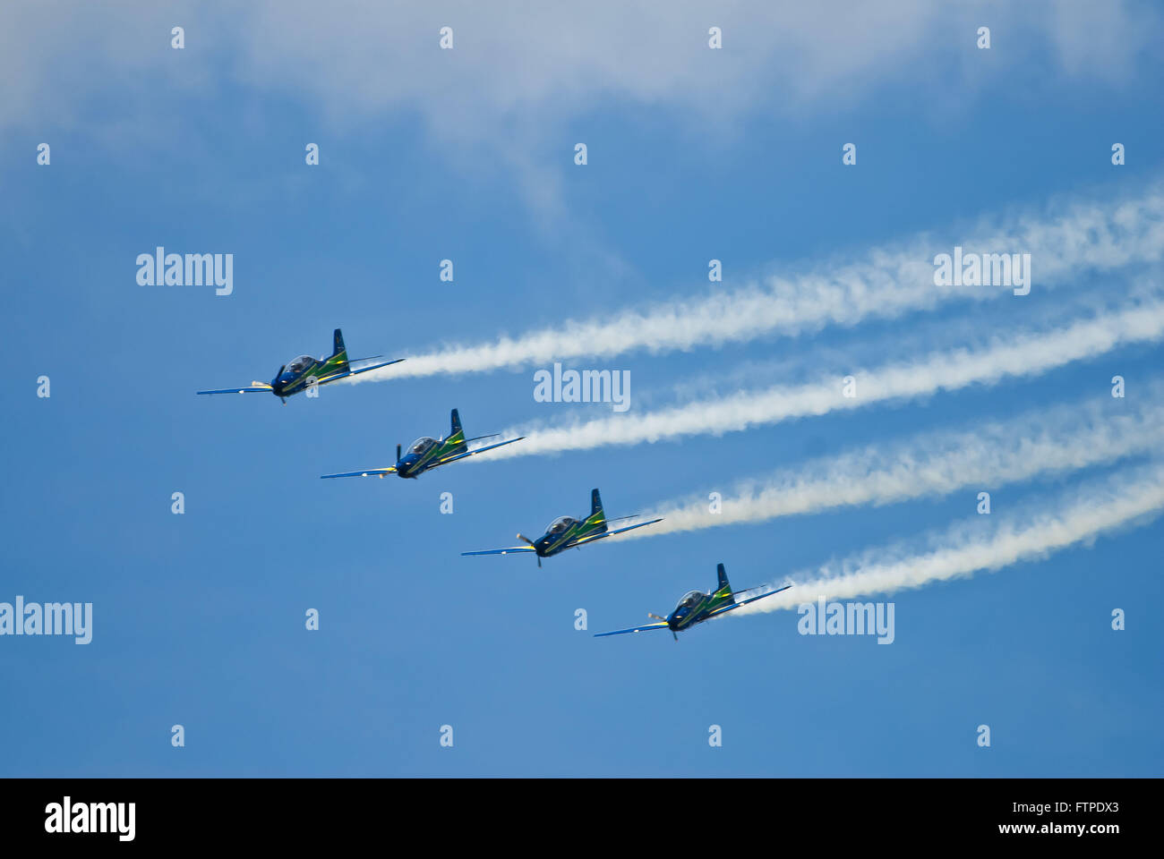 Planes of the Smoke Squadron FAB - Forca Aerea Brasileira Stock Photo