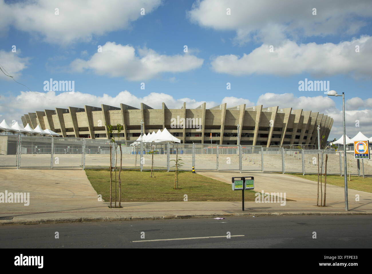 Estadio Governador Magalhaes Pinto - known as Mineirao - opened in 1965 Stock Photo