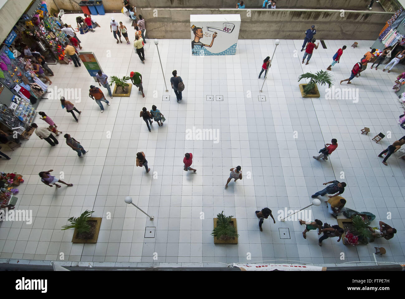 Consumers in the open area shopping popular trade of Teresina Stock Photo