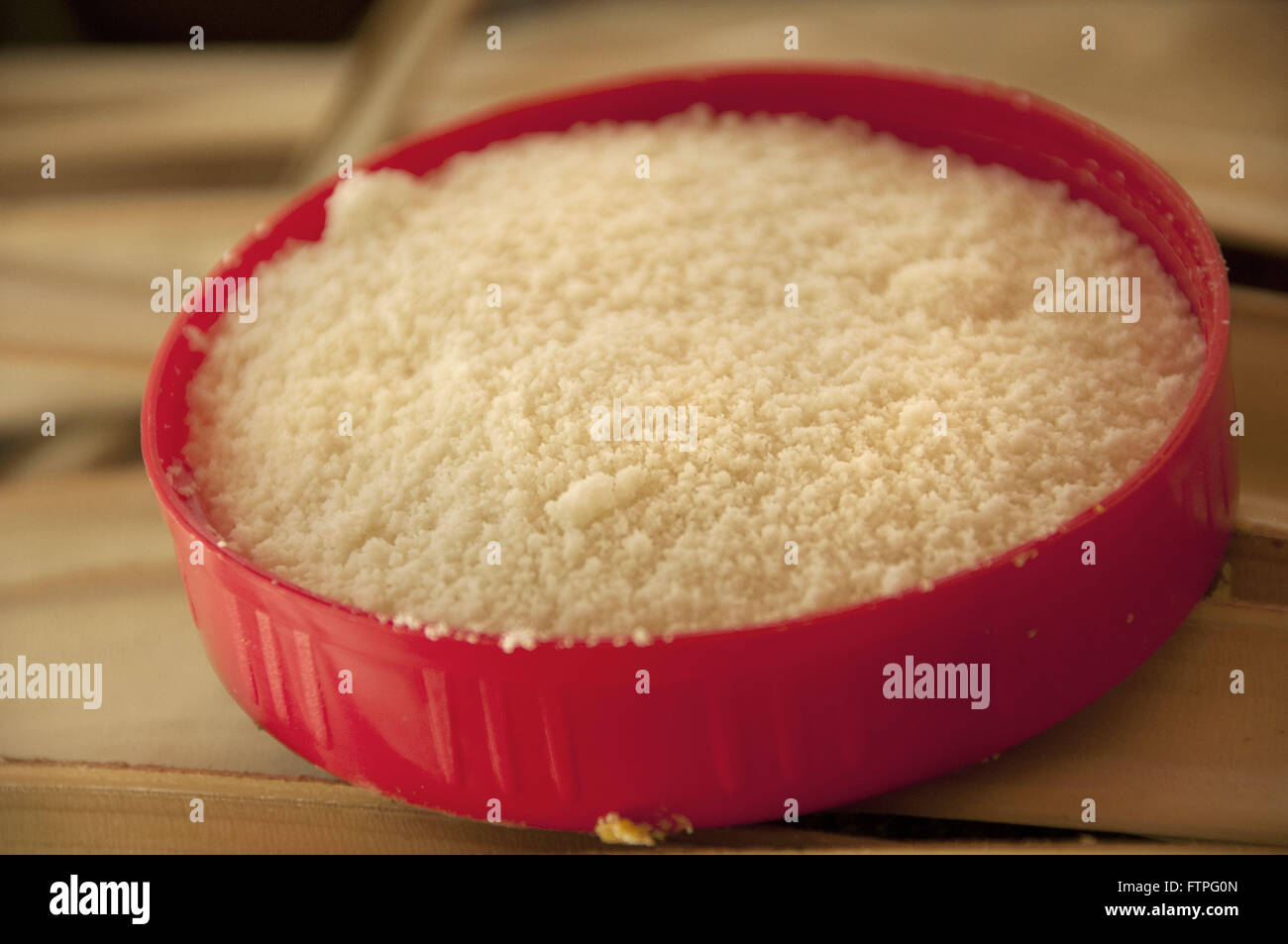 Soap powder made from babassu oil Stock Photo