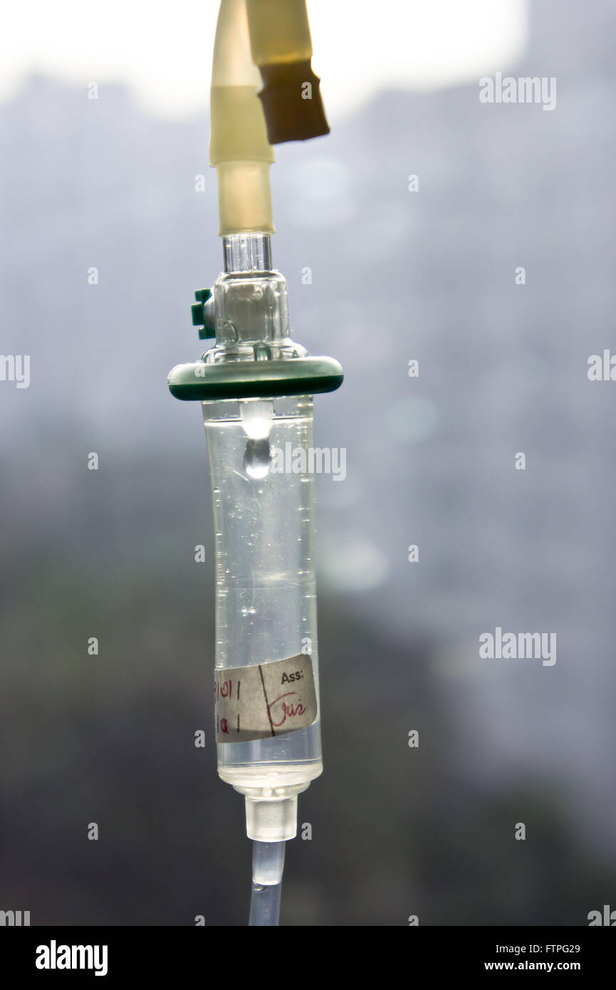 Drip saline Stock Photo