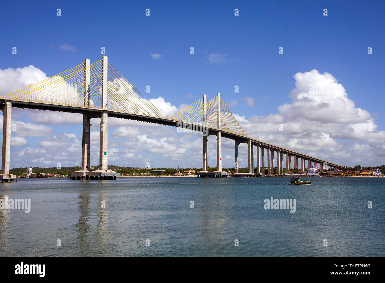 All Newton Navarro Bridge also called Strong Bridge - Redinha Stock Photo