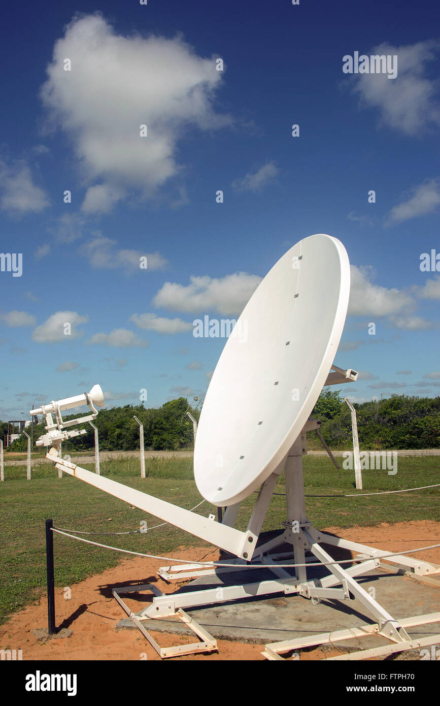 Forecast Station used to track probes Stock Photo