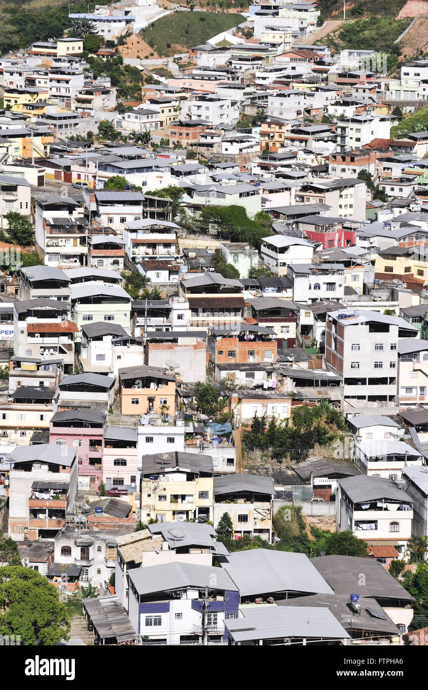 Top view of houses on the outskirts of the city Stock Photo