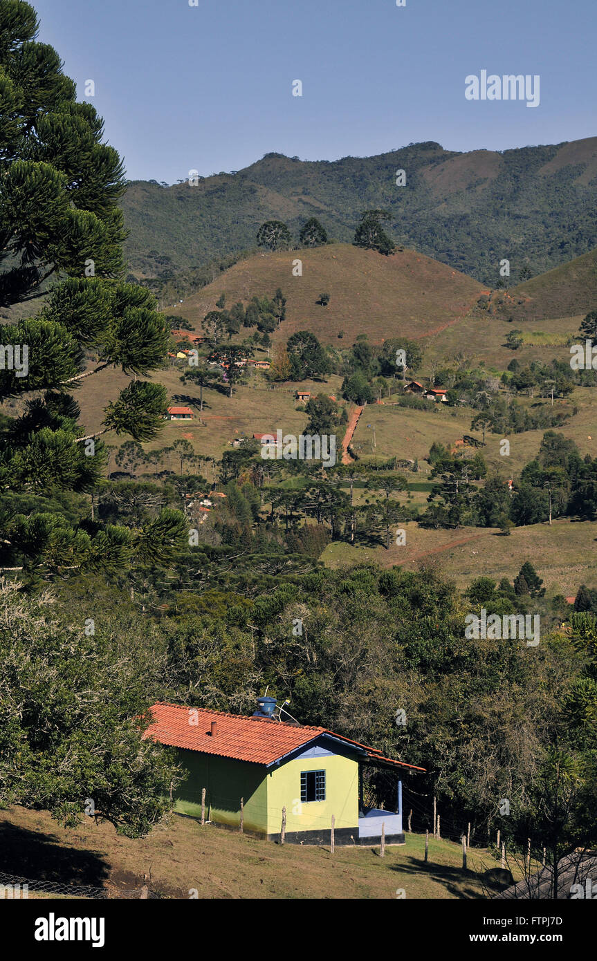 House in rural Fragaria district in the Mountain range Stock Photo