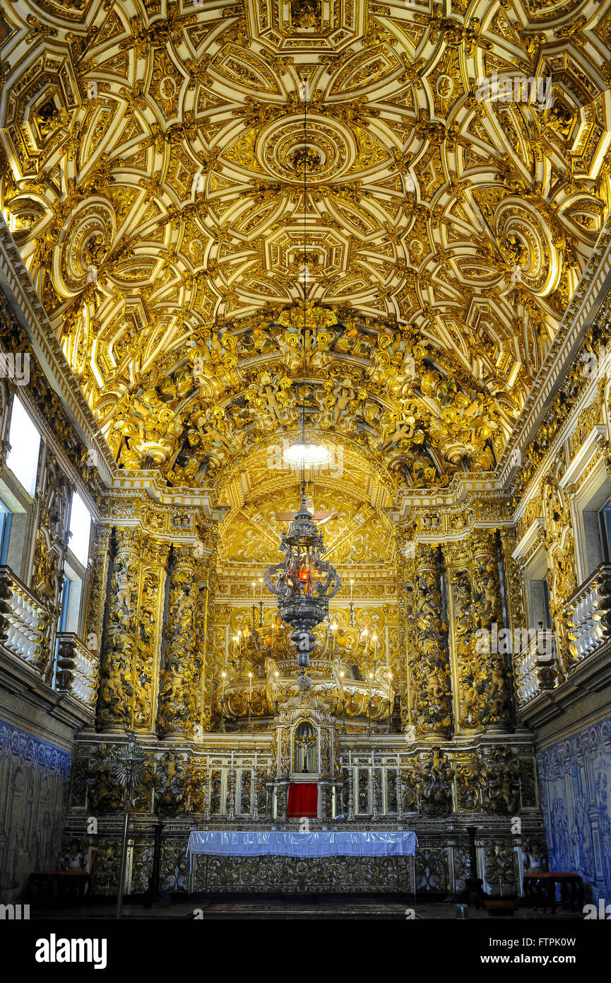 Church of Sao Francisco - Indoor gold - Pelourinho - Centro Historico Stock Photo