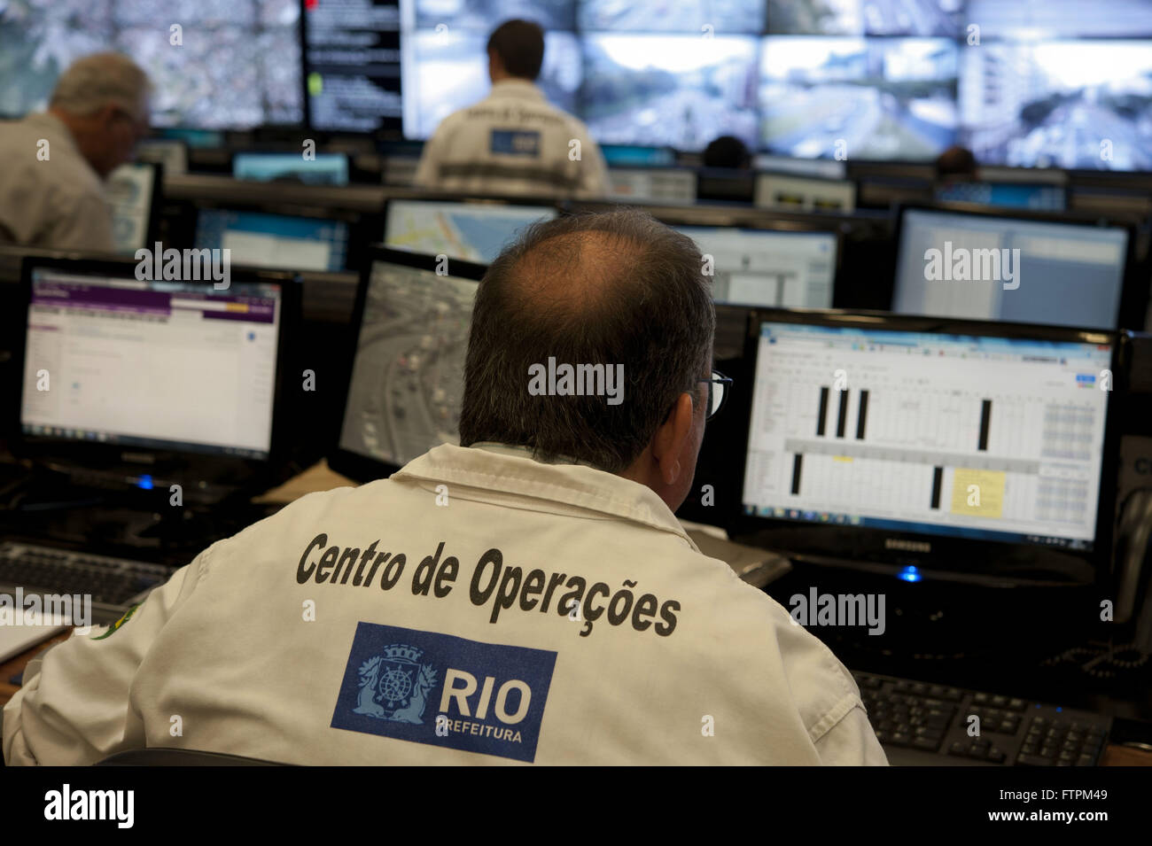 Rio Operations Center - public service city hall city monitoring Stock Photo